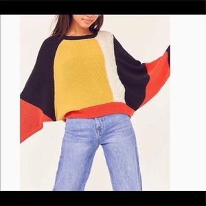 Moon Madison Colorblock Sweater 